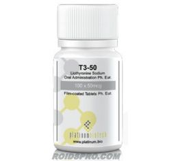 T3-50 for sale | T3 Cytomel Liothyronine 50 mcg x 100 tablets | Platinum Biotech